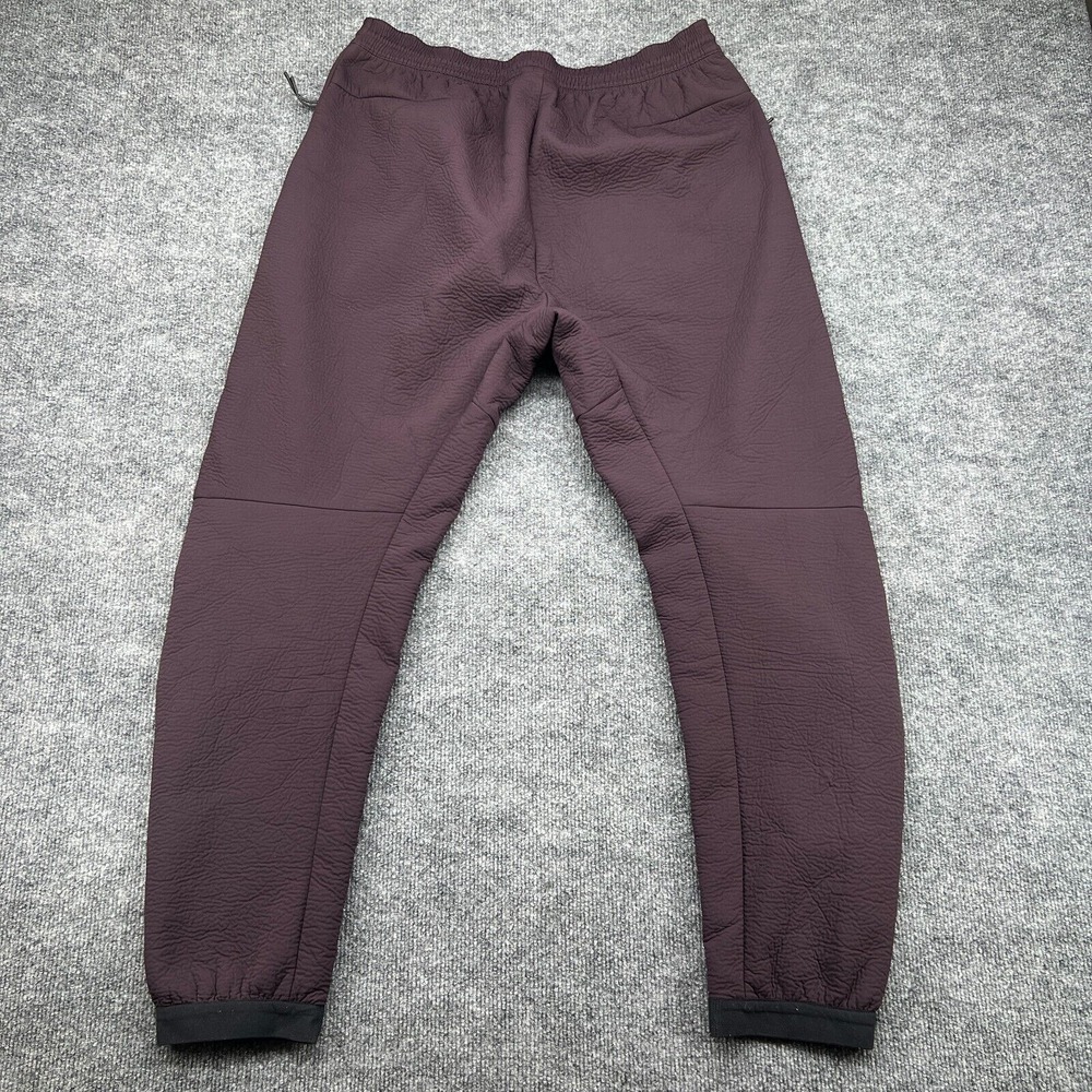 Nike Mens Textured Tech Jogger Pants 928573-659 Size Large Burgundy - Picture 9 of 12